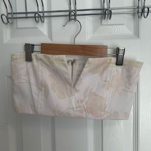 V neck bandeau crop top